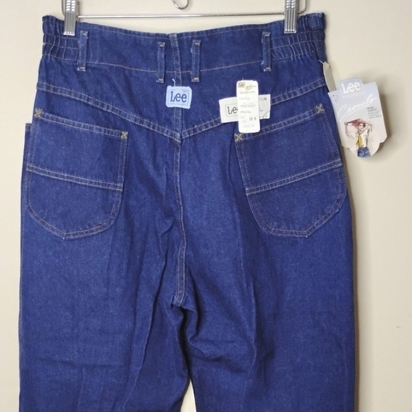 Vintage Lee Mom Jeans High Rise Tapered USA Made 100% Cotton NEW - Picture 6 of 11